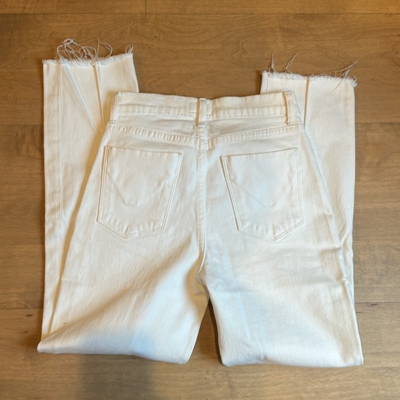 Hudson Jeans Zoeey Pintuck Straight Leg cropped white - Picture 11 of 12